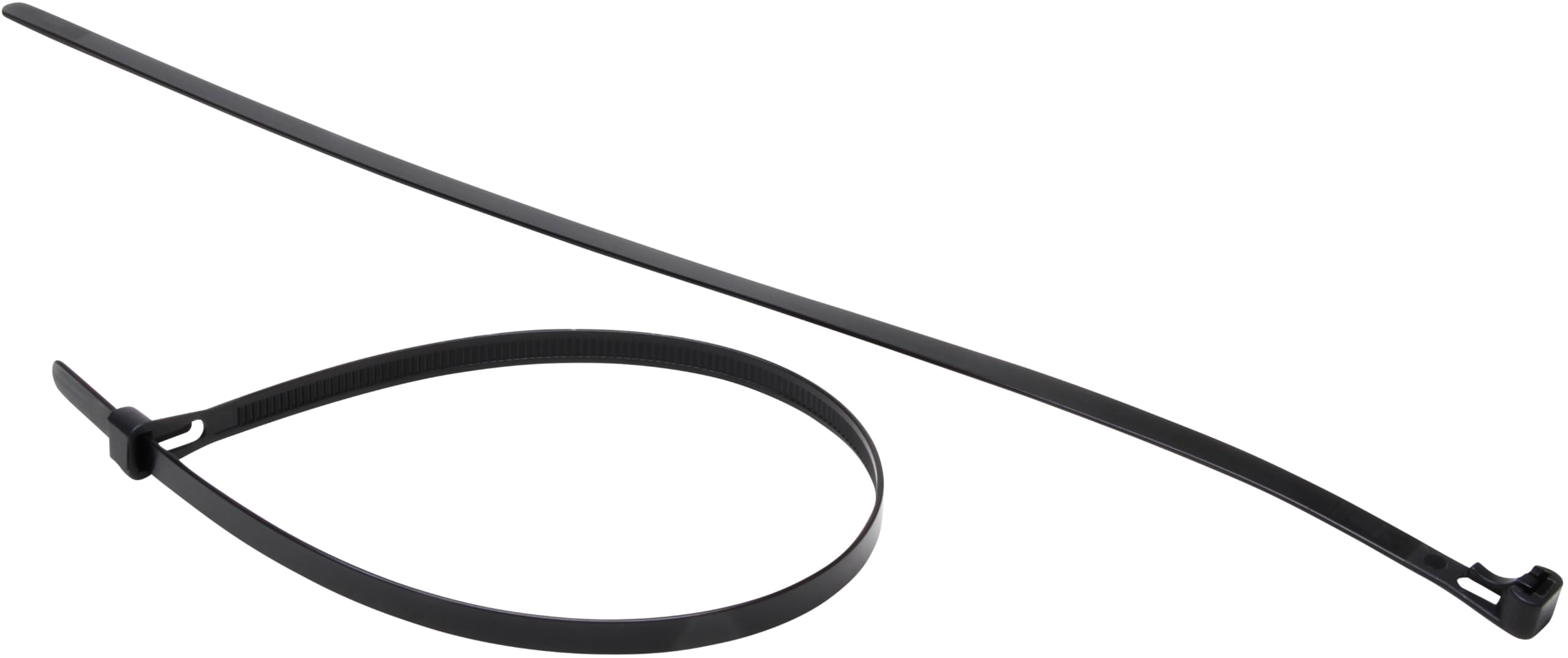 Kopp 328515037 Cable Ties 7.5 x 370 mm Nylon Polyamide 6.6 Black UV-Resistant and Weather-Resistant Pack of 50