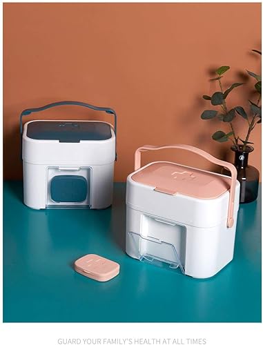 Miniatura 2 de Caja para guardar medicamentos, botiquín de primeros auxilios portátil, familiar