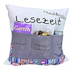 Es ist kuschelig weich und die 3 getrennten Taschen können individuell befüllt werden, kommt auf jeder Party super an