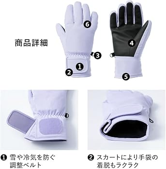 Amazon.co.jp: [ヒマラヤ] スキー スノーボード グローブ レディース