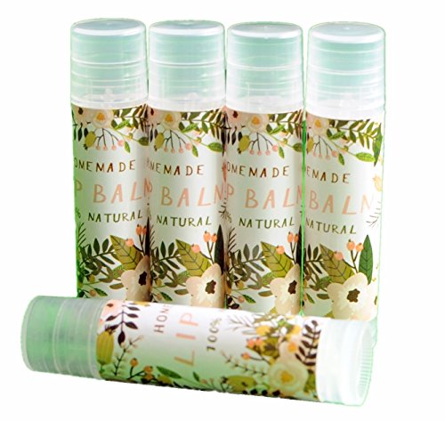 Zzybia Lip Balm Label Sticker For Lip Balm Container Lip Balm Labels Paper Stickers 50Pcs #TOP6