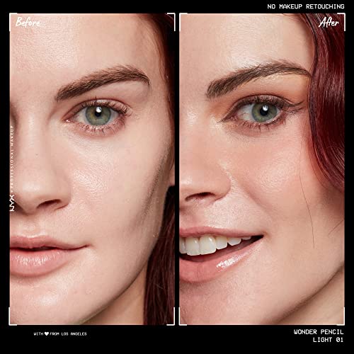 Nyx Professional Makeup Wonder Pencil, Multi-Use Micro Highlighter & Concealer Stick - Light #TOP3