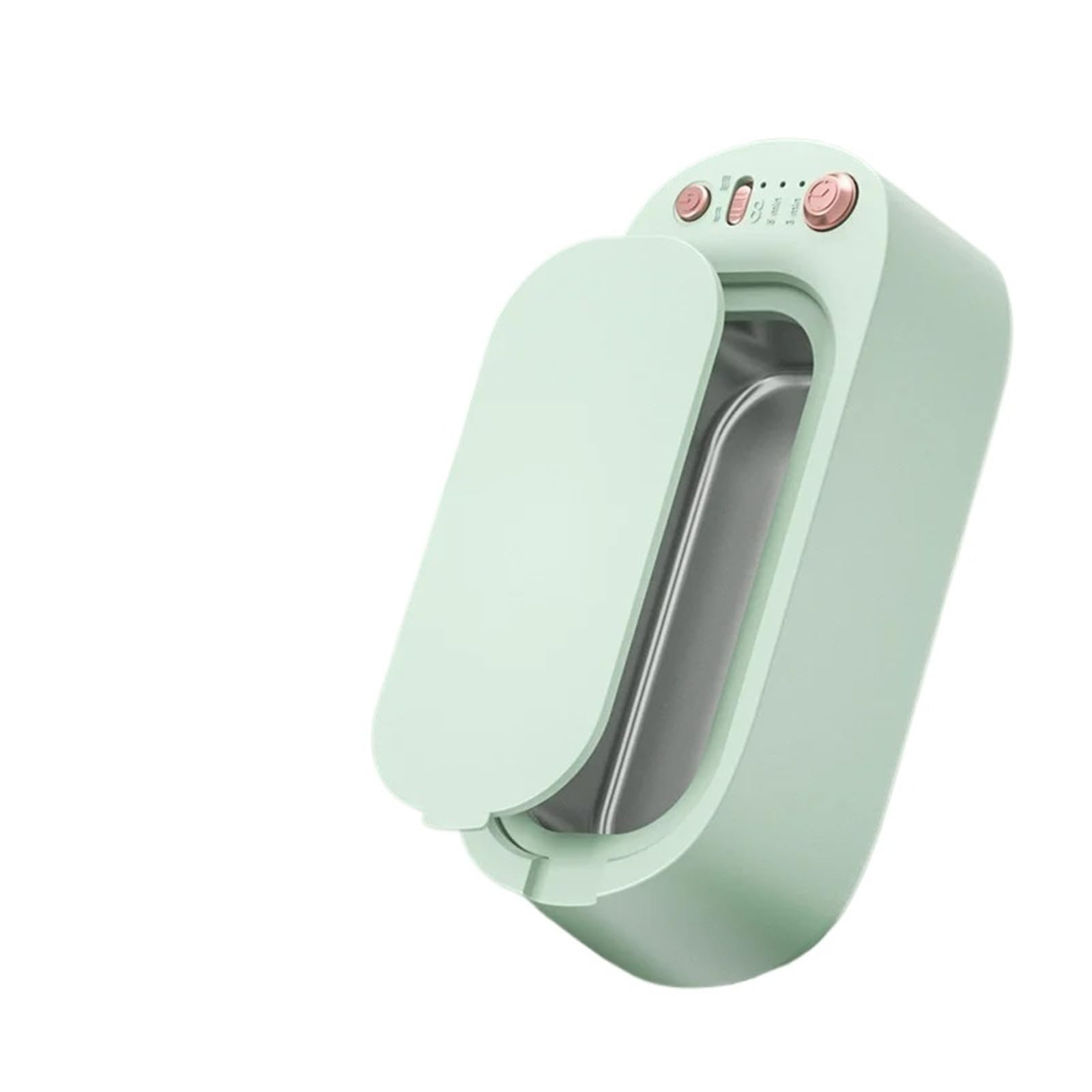 Nettoyeur à ultrasons, Nettoyeur à ultrasons portable 550 ml, appareil de nettoyage ménager for bijoux et bagues(Groen)