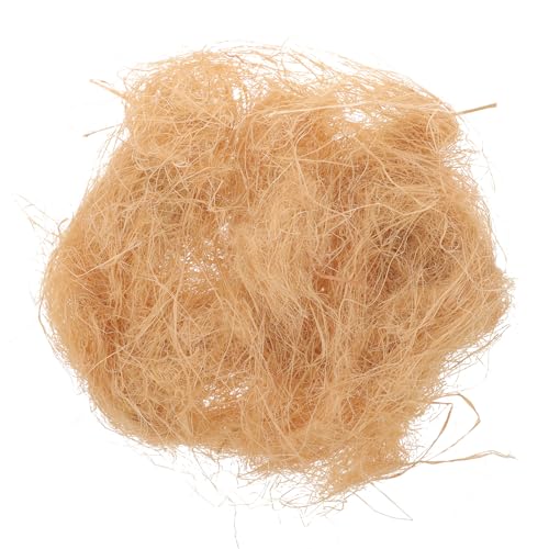Happyyami Soie d'herbe de Raphia Papier Matériau De Doublure pour Nid pour Petits Oiseaux Et Animaux Construction De Nids Les Cachettes