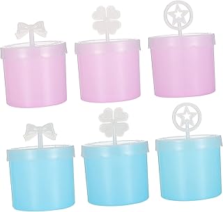 FOMIYES 6 Pçs Limpador Facial Espumador Leite De Limpeza Para Bocal De Leite Facial Mini Espuma Limpador Copo Fabricante De Espuma Para Lavagem Facial Copo De Espuma De Limpeza Facial