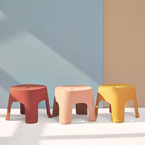 Miniatura 6 de LIFKOME Taburete de plástico de un solo paso para niños, taburete de baño antideslizante para el hogar, oficina, garaje