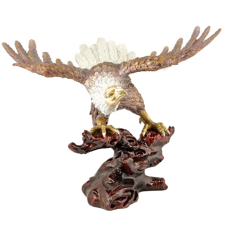 Amazon.co.jp: 鷹（鷲）真鍮 置物 高級置物 : ホーム＆キッチン