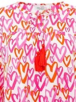 Zwillingsherz Damen Bluse Shirt Freizeit Tunika Modell Be Mine Langarm, lässiger Schnitt, hochwertig verarbeitet, ideal für Freizeit & Büro Gr. S – Ansicht 2