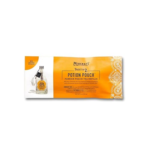 MixCraft Paquete de recambio de té Peach Passion (juego de 2 bolsas de pociones)
