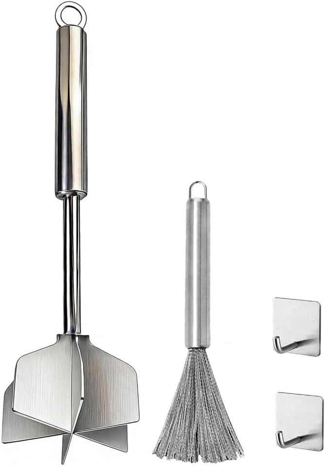 6 Impeccable Steel Meat Grinder Manual Hand Crank Mincer Meat Masher for Beef Chicken Vegetables and Potatoes