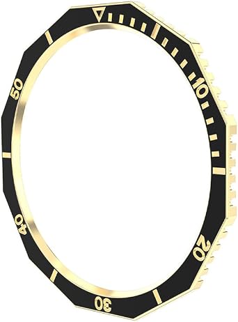 AISPORTS Bezel Styling Compatible with Samsung Galaxy Watch 6 Classic 43mm Bezel Ring Adhesive Cover Anti Scratch Protection Hard PC Bezel Loop Protective Case Cover for Galaxy Watch 6 Classic 43mm
