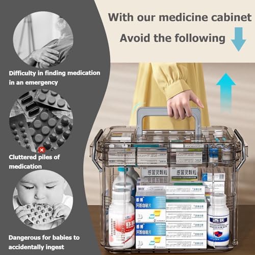 Boîte à médicaments 2 compartiments anti-poussière pour pilules - 6