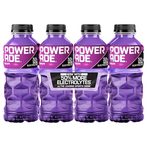 POWERADE Sports Drink Grape, 20 Ounce (Pack of 8)