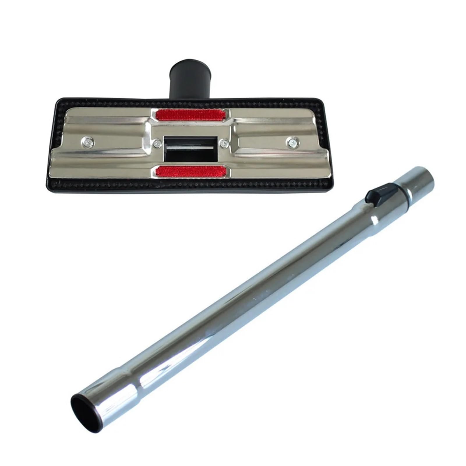 Tubo di prolunga Bocchetta for Pavimenti Maniglia for Bacchetta Regolabile Spazzola for tappeti Tubo di prolunga Aspirapolvere Universale da 35 mm in Acciaio Inossidabile