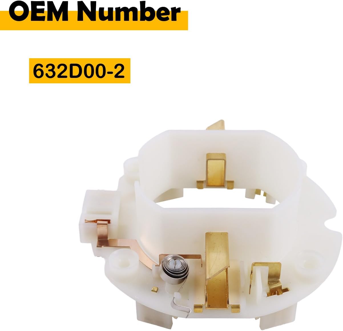 632D00-2 Brush Holder Unit Compatible with Makita HM1307, HM1203C, HM1317, HR5210C Rotary & Demolition Hammer