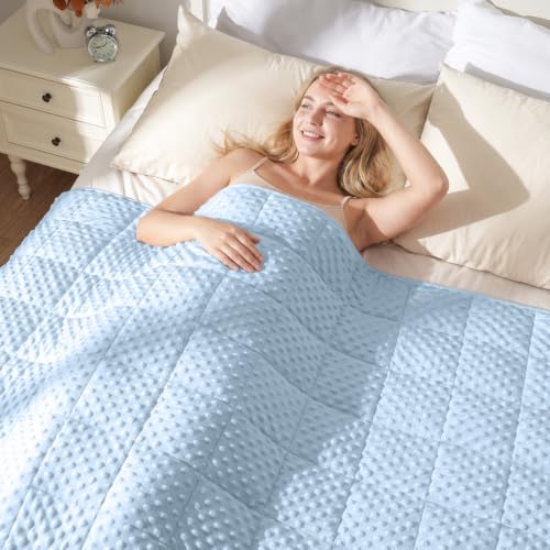 Image of Uttermara Cooling Weighted Blanket for Adults, 15 lbs Queen Size 60 inch x 80 inch