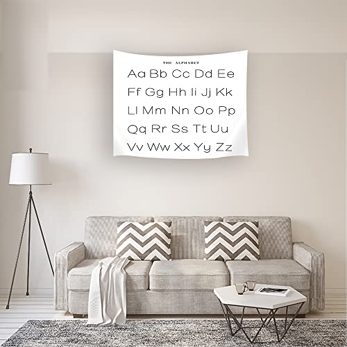 Uokiuki Abc Learning Tapestry For Toddlers Kids, English Alphabet Tapestry, Educational Tapestry Wall Hanging For Bedroom Living Room Baby Nursery, Playroom 38 X 38 Inch #TOP28