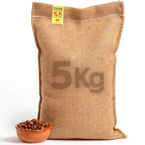 Chufa Tradicional D.O. València 5 kg - Món Orxata - Directa De Familias Agricultoras - Ideal Para Horchata O Consumo Crudo - Conservar A Menos De 15º