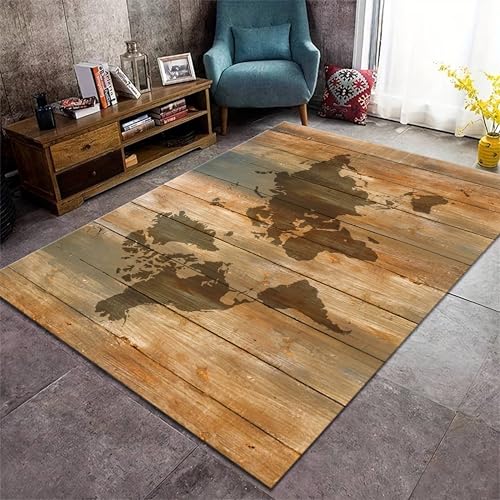 Tapete decorativo mapa mundial 3x5ft flannel