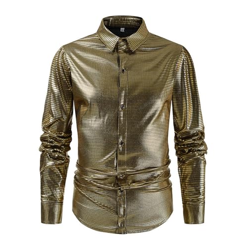 Haut à paillette pour homme style chic chemisette été