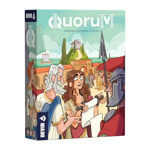 DEVIR - QUORUM - JOGO DE TABULEIRO - 2 A 4 JOGADORES - IDADE: 14 ANOS