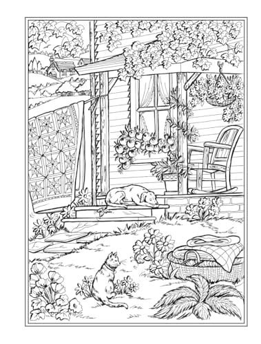 Creative Haven Home Sweet Home Coloring Book (Adult Coloring Books: Calm)