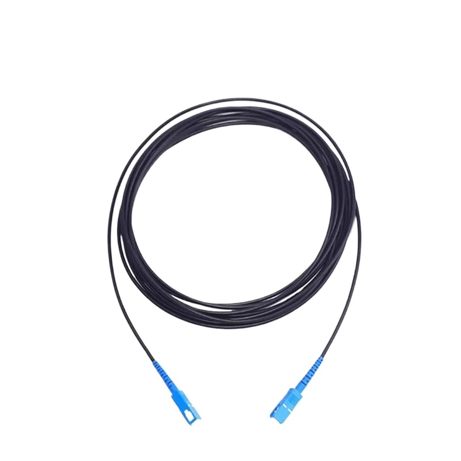 Câble de raccordement en fibre optique blindée pour champ extérieur (SC-SC 15 m)