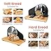 keabys Bread Slicer for Homemade Sourdough Bread,Manual Slicer Making Tools,Adjustable Thickness Bread Cutter with Hand Crank for Sandwich with Scale Line & & Suction Base,Sharp Stainless Steel Blade