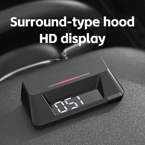 Sistema HUD de pantalla frontal OBD2 para coche con medidor de velocidad multifunción 6