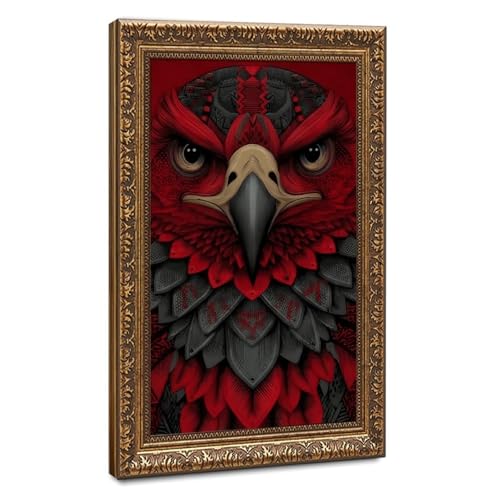 Poster aigle géométrique pour remplacer un mur vide par un art gothique