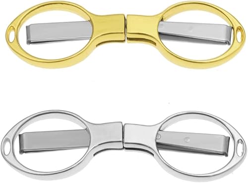 2 tijeras plegables de viaje para oficina en casa, cortador telescópico de acero inoxidable, viaje portátil de seguridad, tijeras de seguridad