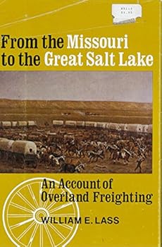 Hardcover From the Missouri to Great Salt Lake Book
