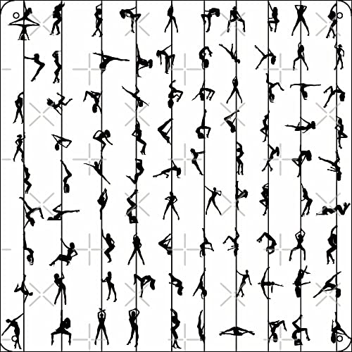 Jitipozy Pole dancing Poster Metal Sign 12 x 12 inches