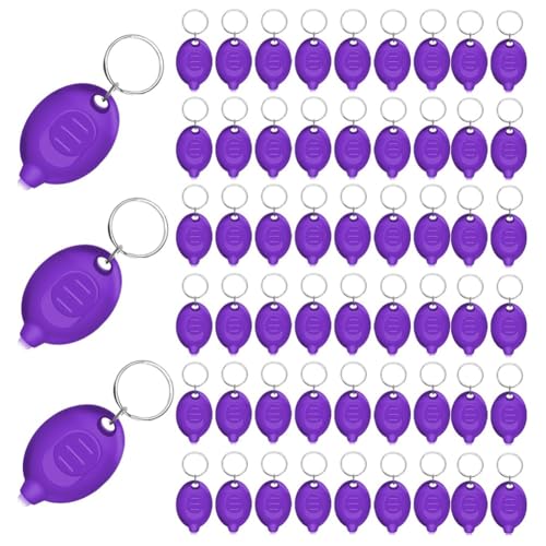 Buhdjfnke Linterna de UV Mini de 48 Piezas, Luz Negra Portátil, Linterna de 12 Lúmenes, Linterna de Pequeña, Batería Incluida