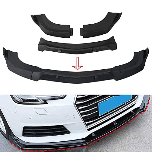 3pcs Labio Inferior Del Parachoques Delantero Del Coche para Mercedes Ben Z W204 2008-2014, Difusor De AleróN, Separador De Labios De Parachoques Delantero Ajustable Cover