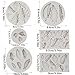 Leaf Silicone Mold Maple Leaf Fondant Mold Rose Leaf Molds Fern Leaves Candy Molds For Cake Decoration Cupcake Topper Chocolate Polymer Clay Gum Paste Set of 6