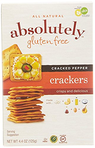 Absolutely Gluten Free Cracked Pepper Crackers, 4.4-Ounce #TOP2