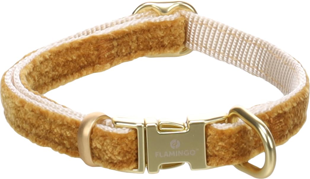 Dog Collar Saba Yellow XS 20-35cm 10mm