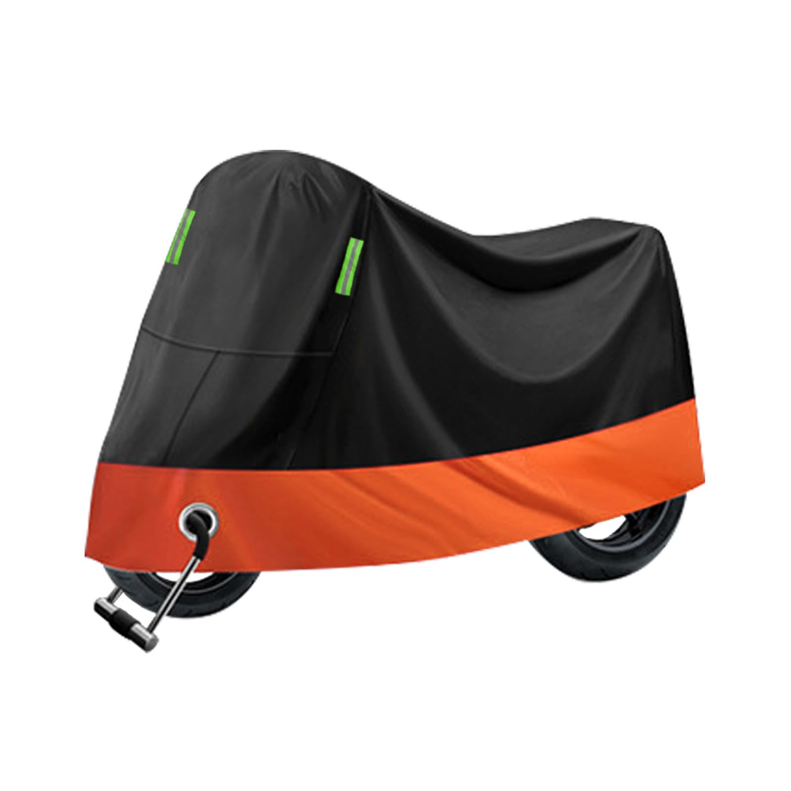 Motorcycle Cover, All Season Sun Protection with Lock-Holes Rain Snow Windproof Dustproof Waterproof Universal Fit Motorbikes Vehicle Moped Cover, 96.5