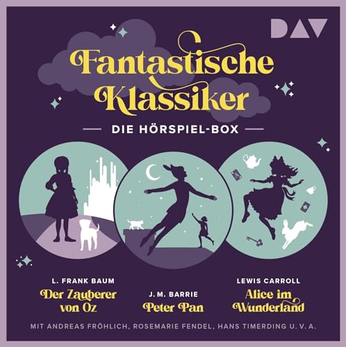 Bild: Fantastische Klassiker ? Die H�rspiel-Box. Der Zauberer von Oz, Peter Pan, Alice im Wunderland: H�rspiele mit Andreas Fr�hlich, Hans Timerding, Rosemarie Fendel u.v.a. (5 CDs) f�r 17,49 EUR bei amazon.de