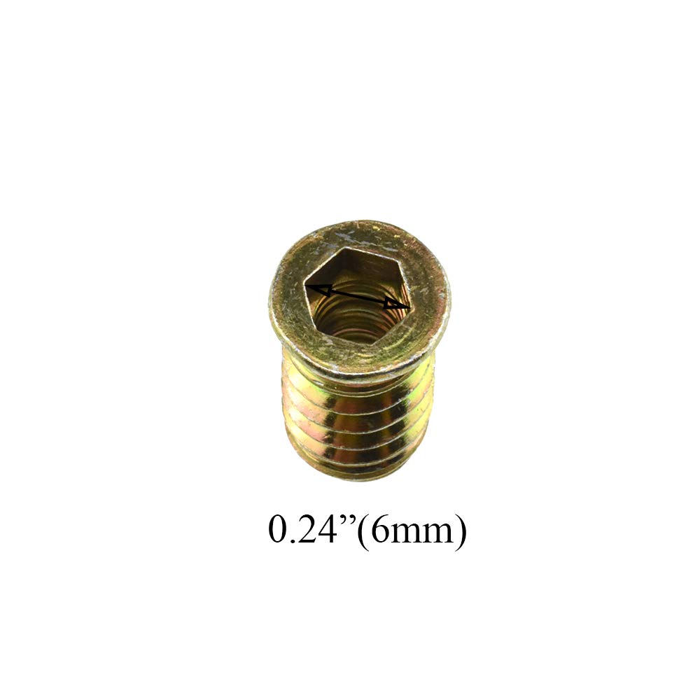 M6 Threaded Inserts - Wood Fasteners -2