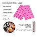 BAKER DEPOT Small Dome Silicone Mold for Cake Decorating Candy Chocolate Mould Semicircle Handmade Resin Craft Mould (round 24 holes mold 2 pcs)