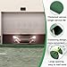 4 Pcs 5'× 6'' Long Sand Bags for Flooding - Thickened Canvas Flood Protection Sandbag Tube with Elastic Band, Reusable Flood Rain Wind Barrier Sand Bag Tube for Door Window Flood Control