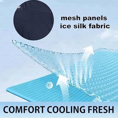 Meshirons - Ice Silk Mesh Panel Casual Pants, Meshirons Mens Pants for Men Over 554