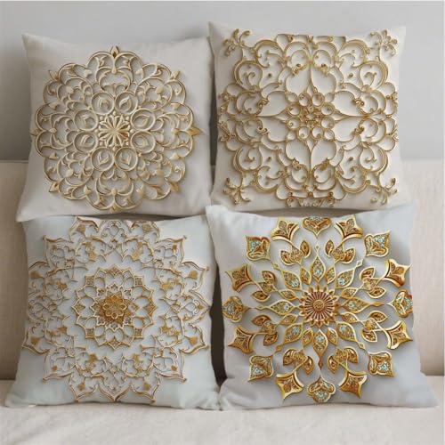 Housse de coussin 80x80cm extérieure pour rénover facilement vos coussins usés - 3