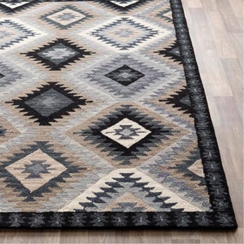 Image of Sifa Carpet Crafted with Care: Premium Hand-Tufted Wool Carpets Royanna Traditional Design Handmade Area Rugs, for Your Room Silver Color Size 1x1 feet (Sample)