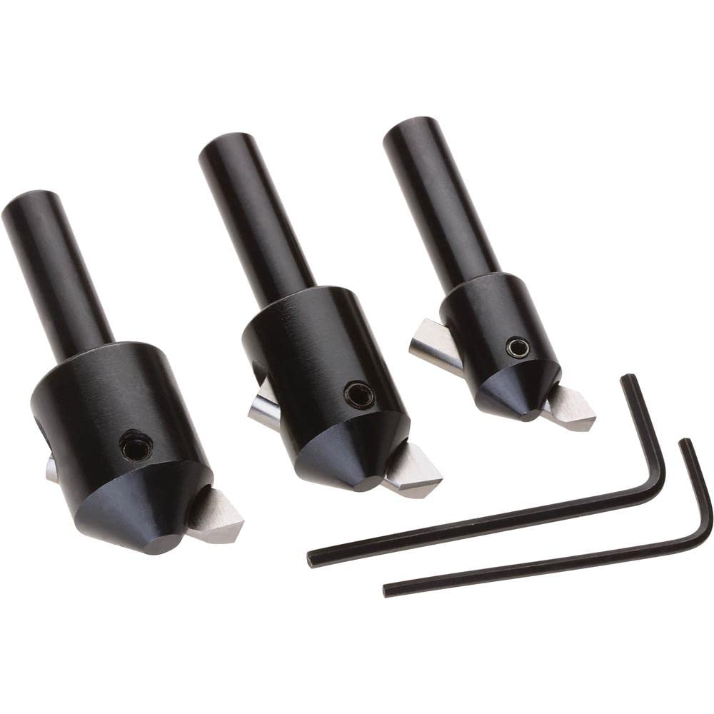 Grizzly H7537 Round Fly Cutter Set, 3-Piece