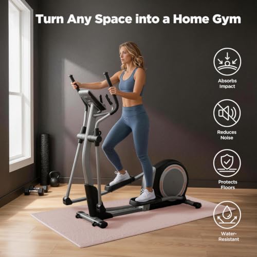 Image of AIRHOP 216 PCS Gym Floor Mat, EVA Foam Puzzle Gym Mat, High-Density Interlocking Foam Floor Tiles for Home Gym, Play Workout Garage Kitchen Flooring 12.6 inchx12.6 inchx0.4 inch