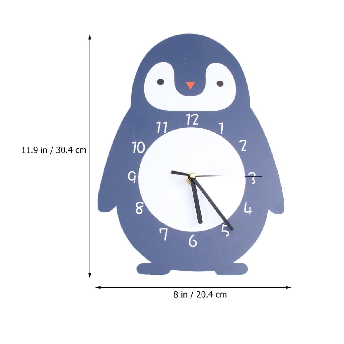 Reloj de Pared Material PVC Ecológico para Jardín de Infantes Diseño de Dibujos Animados Manecillas Silenciosas y Decoración Adecuado para Oficinas y Hogares