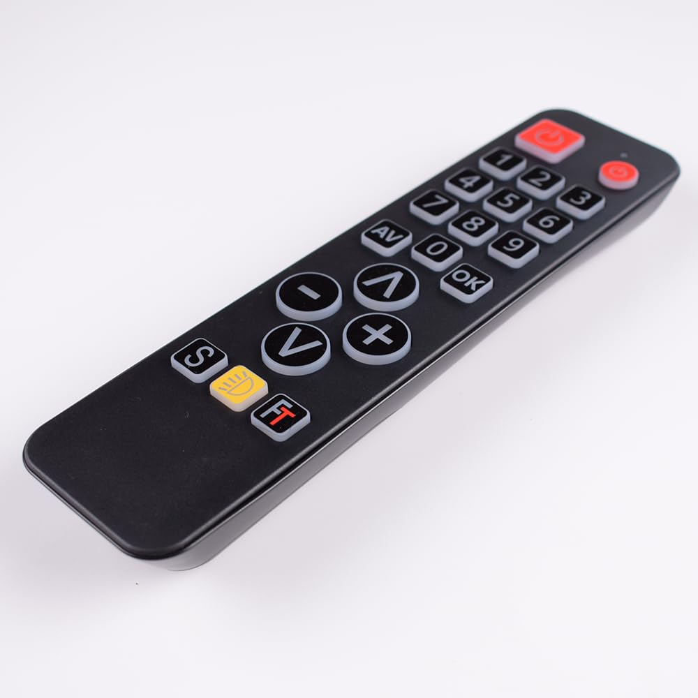 Apprendimento del telecomando for la TV STB DVD DVB HIFI 21 tasti pulsante grande telecomando universale con retroilluminazione for gli anziani